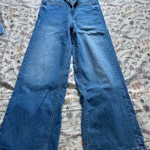 Bershka Classic Blue Flare Jeans